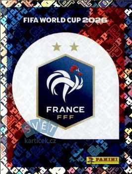 Emblem France samolepka Panini World Cup 2026 #FRA1