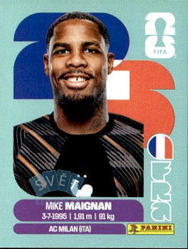 Mike Maignan France samolepka Panini World Cup 2026 #FRA2