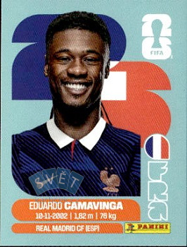Eduardo Camavinga France samolepka Panini World Cup 2026 #FRA10