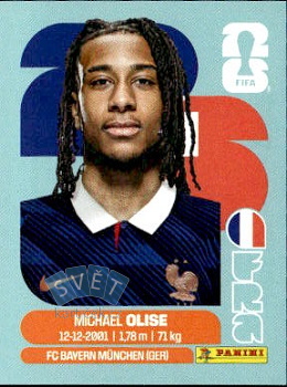 Michael Olise France samolepka Panini World Cup 2026 #FRA14