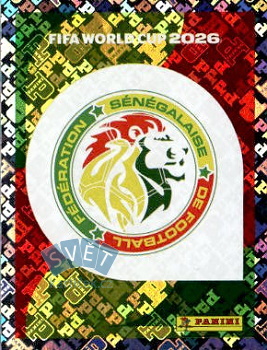 Emblem Senegal samolepka Panini World Cup 2026 #SEN1