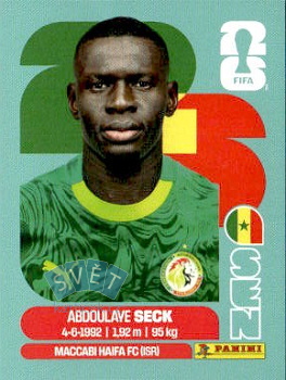 Abdoulaye Seck Senegal samolepka Panini World Cup 2026 #SEN5