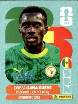 Idrissa Gana Gueye Senegal samolepka Panini World Cup 2026 #SEN9