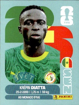 Krepin Diatta Senegal samolepka Panini World Cup 2026 #SEN20