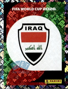 Emblem Iraq samolepka Panini World Cup 2026 #IRQ1