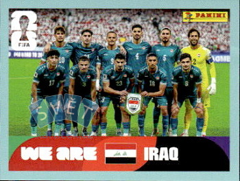 Team Photo Iraq samolepka Panini World Cup 2026 #IRQ13