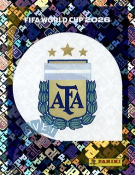Emblem Argentina samolepka Panini World Cup 2026 #ARG1