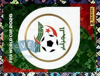 Emblem Algeria samolepka Panini World Cup 2026 #ALG1