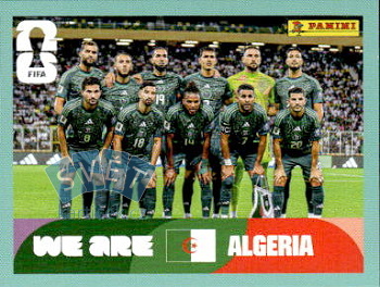 Team Photo Algeria samolepka Panini World Cup 2026 #ALG13