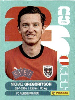 Michael Gregoritsch Austria samolepka Panini World Cup 2026 #AUT19