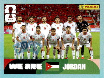 Team Photo Jordan samolepka Panini World Cup 2026 #JOR13