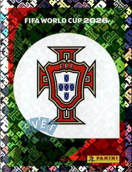 Emblem Portugal samolepka Panini World Cup 2026 #POR1