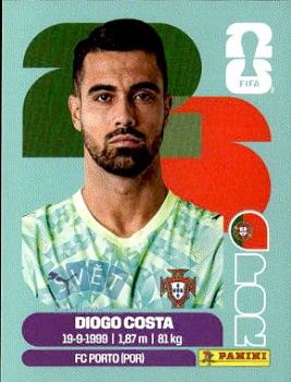 Diogo Costa Portugal samolepka Panini World Cup 2026 #POR2