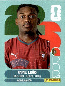 Rafael Leao Portugal samolepka Panini World Cup 2026 #POR20