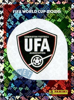 Emblem Uzbekistan samolepka Panini World Cup 2026 #UZB1