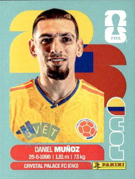 Daniel Munoz Colombia samolepka Panini World Cup 2026 #COL6