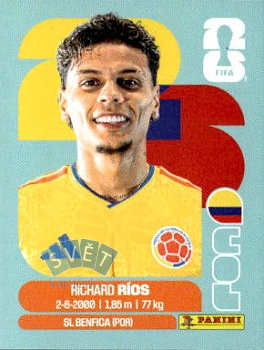 Richard Rios Colombia samolepka Panini World Cup 2026 #COL12