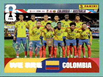Team Photo Colombia samolepka Panini World Cup 2026 #COL13