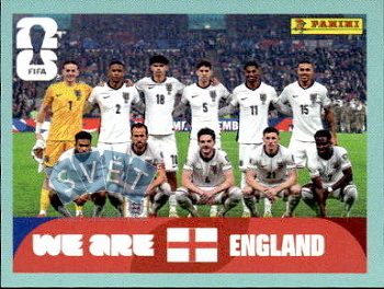 Team Photo England samolepka Panini World Cup 2026 #ENG13