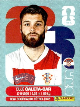 Duje Caleta-Car Croatia samolepka Panini World Cup 2026 #CRO3