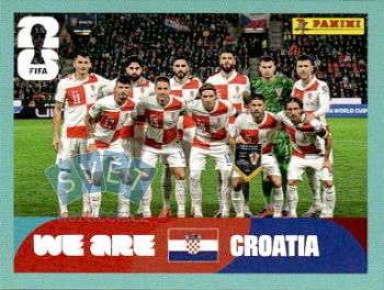 Team Photo Croatia samolepka Panini World Cup 2026 #CRO13