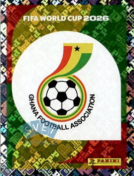 Emblem Ghana samolepka Panini World Cup 2026 #GHA1