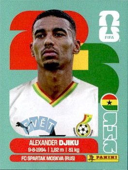 Alexander Djiku Ghana samolepka Panini World Cup 2026 #GHA6