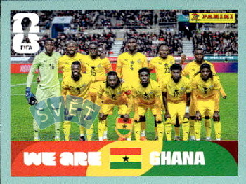 Team Photo Ghana samolepka Panini World Cup 2026 #GHA13