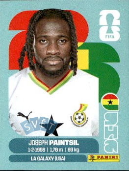 Joseph Paintsil Ghana samolepka Panini World Cup 2026 #GHA18