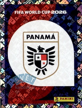 Emblem Panama samolepka Panini World Cup 2026 #PAN1