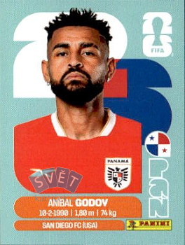Anibal Godoy Panama samolepka Panini World Cup 2026 #PAN11
