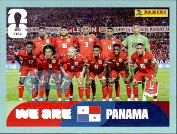 Team Photo Panama samolepka Panini World Cup 2026 #PAN13