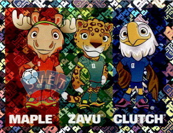 Official Mascots samolepka Panini World Cup 2026 FIFA World Cup 2026 #FWC3
