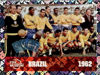 Brazil 1962 samolepka Panini World Cup 2026 FIFA World Cup History #FWC12