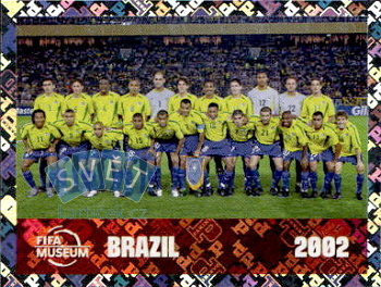 Brazil 2002 samolepka Panini World Cup 2026 FIFA World Cup History #FWC16