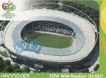 Hannover - FIFA WM-Stadion Stadiums samolepka Panini World Cup 2006 #6