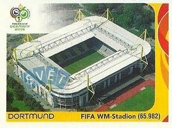 Dortmund - FIFA WM-Stadion Stadiums samolepka Panini World Cup 2006 #9