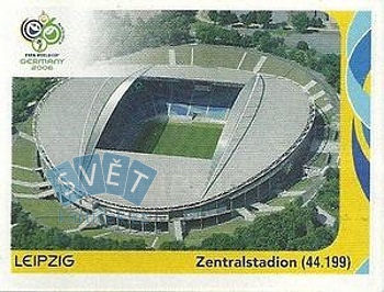 Leipzig - Zentralstadion Stadiums samolepka Panini World Cup 2006 #10