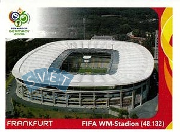 Frankfurt - FIFA WM-Stadion Stadiums samolepka Panini World Cup 2006 #12