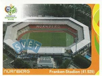 Nurnberg - Franken-Stadion Stadiums samolepka Panini World Cup 2006 #14