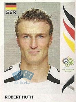 Robert Huth Germany samolepka Panini World Cup 2006 #21