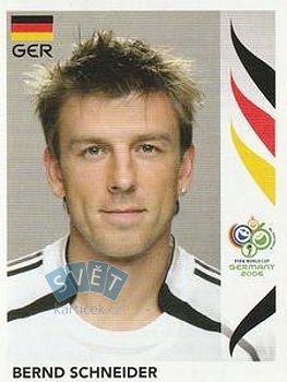 Bernd Schneider Germany samolepka Panini World Cup 2006 #30
