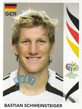Bastian Schweinsteiger Germany samolepka Panini World Cup 2006 #31