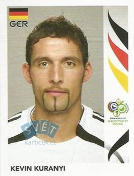 Kevin Kuranyi Germany samolepka Panini World Cup 2006 #34