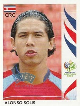 Alonso Solis Costa Rica samolepka Panini World Cup 2006 #49