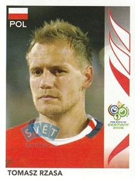Tomasz Rzasa Poland samolepka Panini World Cup 2006 #61