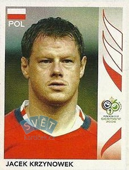Jacek Krzynowek Poland samolepka Panini World Cup 2006 #64
