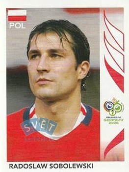 Radoslaw Sobolewski Poland samolepka Panini World Cup 2006 #68