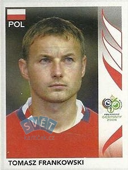 Tomasz Frankowski Poland samolepka Panini World Cup 2006 #70