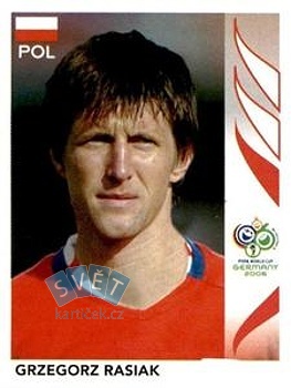 Grzegorz Rasiak Poland samolepka Panini World Cup 2006 #71